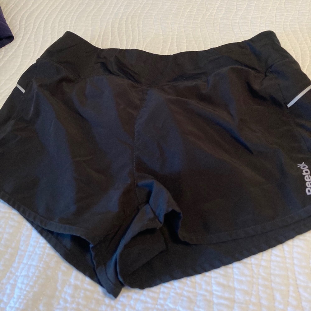 Reebok black athletic shorts